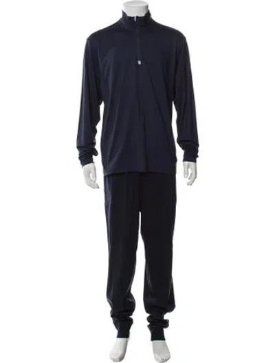 Pre-owned Polo Ralph Lauren Pajama Bottoms In Blue
