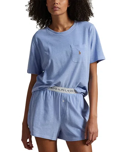 Polo Ralph Lauren Pajama Set In Ultramarine