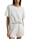 Polo Ralph Lauren Pajama Set In White Cloud