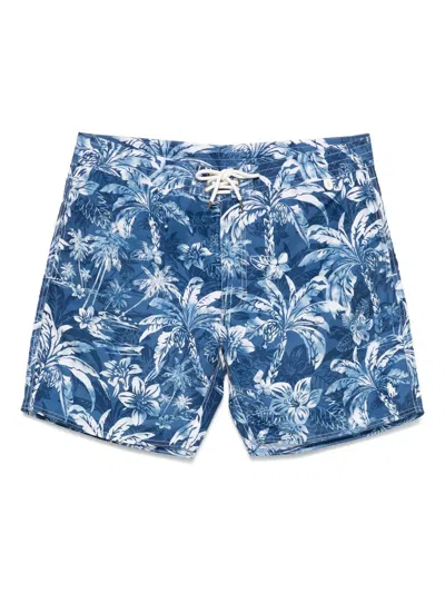 Polo Ralph Lauren Palm Island Boxer In Blue