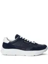 Polo Ralph Lauren Panelled Chunky-sole Sneakers In Blue