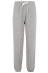 Polo Ralph Lauren Tapered Jersey Track Pants In Gray