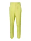 Polo Ralph Lauren `ramona` Ankle Pleated Pants In Green