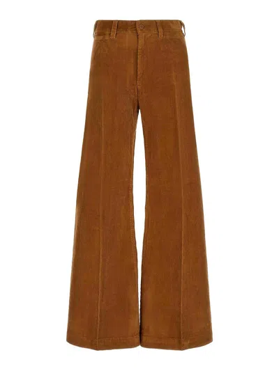 Polo Ralph Lauren Pants Woman Color Brown