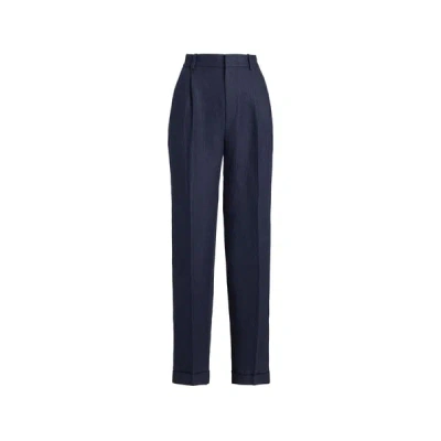 Polo Ralph Lauren Pantalon En Lin In Blue