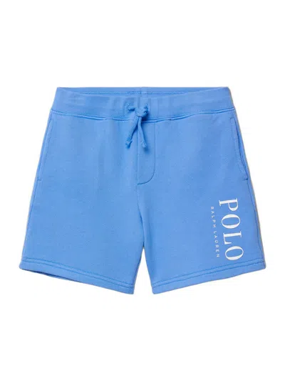 Polo Ralph Lauren Kids' Boys Blue Cotton Jersey Shorts