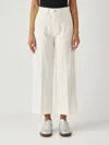 Polo Ralph Lauren Pantalone Chino A Gamba Larga Cropped Trousers In White