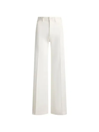 Polo Ralph Lauren Pantaloni Flare "woven Flare Pants" In White