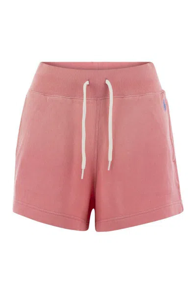 POLO RALPH LAUREN POLO RALPH LAUREN PLUSH SHORTS WITH DRAWSTRING