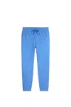 Polo Ralph Lauren Loopback Terry Sweatpant Man Pants Azure Size L Cotton In Blue