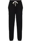 Polo Ralph Lauren Relaxed Fit Trousers With Drawstring Waist And Tapered Leg In Black