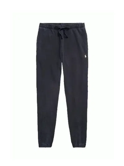 Polo Ralph Lauren Pants In Faded Black Canvas