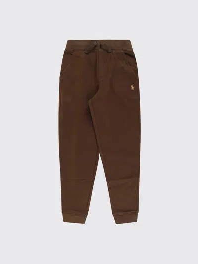 Polo Ralph Lauren Pants Kids Color Brown