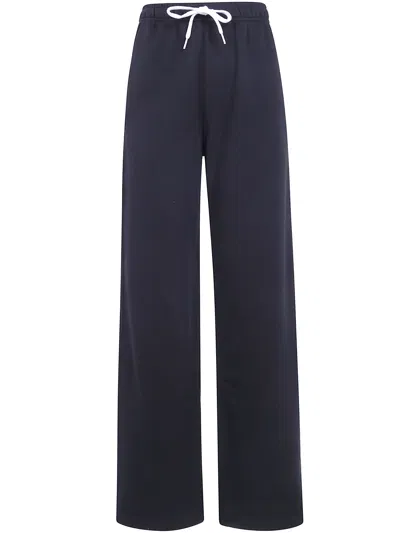 Polo Ralph Lauren Pants Open Bottom "knit" In Blue