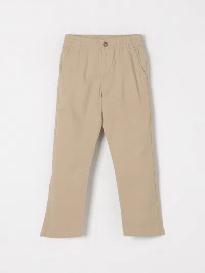 POLO RALPH LAUREN PANTS POLO RALPH LAUREN KIDS COLOR BEIGE,G53693022