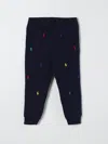 Polo Ralph Lauren Embroidered Logo Track Pants In Blue