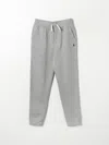 Polo Ralph Lauren Ralph Lauren Kids Pantaloni Con Coulisse In Grau