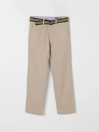 POLO RALPH LAUREN PANTS POLO RALPH LAUREN KIDS COLOR KAKI,G50920030