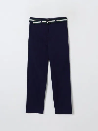 POLO RALPH LAUREN PANTS POLO RALPH LAUREN KIDS COLOR NAVY,429857045
