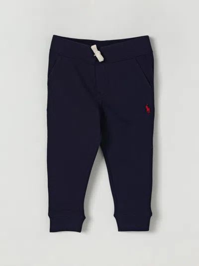 Polo Ralph Lauren Pants  Kids Color Navy In Blue