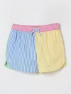 Polo Ralph Lauren Striped Cotton Fun Short In Red