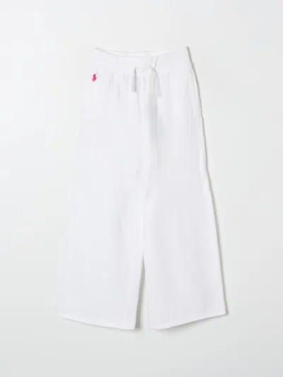 Polo Ralph Lauren Trousers  Kids Colour White
