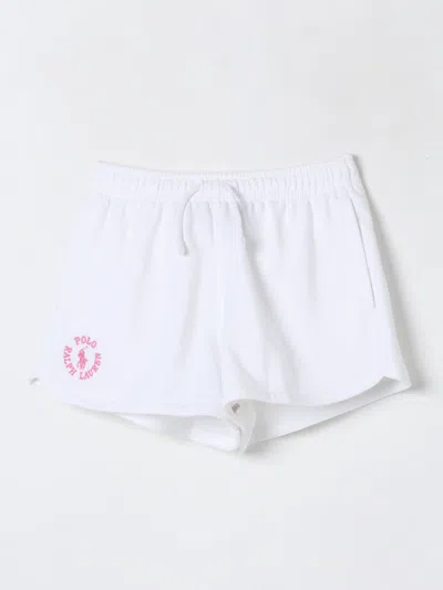 POLO RALPH LAUREN SHORT POLO RALPH LAUREN KIDS COLOR WHITE,G59771001