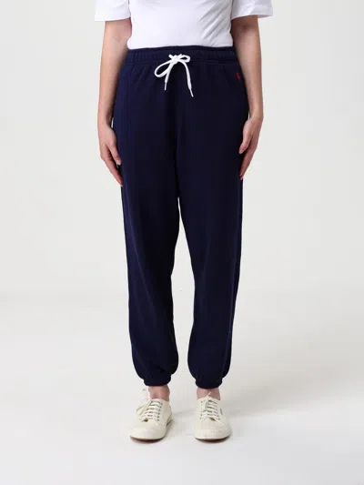 Polo Ralph Lauren Pants Woman  In Blue