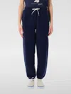 Polo Ralph Lauren Ankle-length Athletic Pants With Tapered Cuffs In Navy