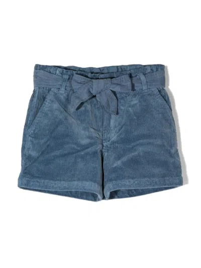 Polo Ralph Lauren Paperbag Shorts Flat Front In Blue