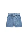 Polo Ralph Lauren Paperbag Shorts Flat Front In Denim