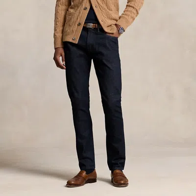 Polo Ralph Lauren Parkside Active Taper Selvedge Jean In Blue