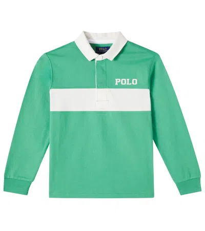 Polo Ralph Lauren Kids' Polopullover Aus Baumwolle In Green