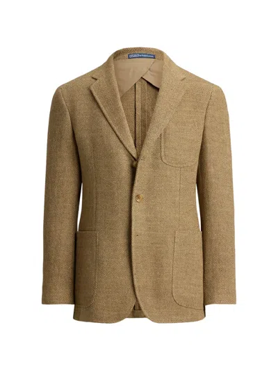 Polo Ralph Lauren Patch-pocket Blazer In Brown