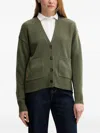 Polo Ralph Lauren Patch Pocket Button Cardigan In Green
