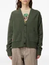 Polo Ralph Lauren Patch-pocket Cardigan In Green