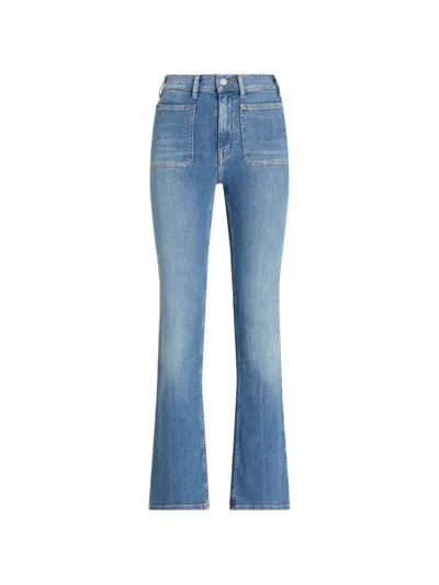 Polo Ralph Lauren Patch-pocket Jeans In Blue