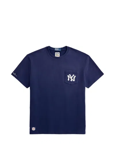 Polo Ralph Lauren Patch-pocket T-shirt In Blue