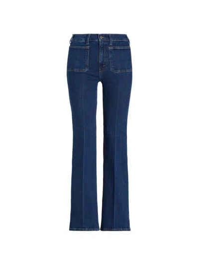 Polo Ralph Lauren Patch-pocket Jeans In Blue