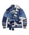 Polo Ralph Lauren Patchwork-motif Wrap Cardigan