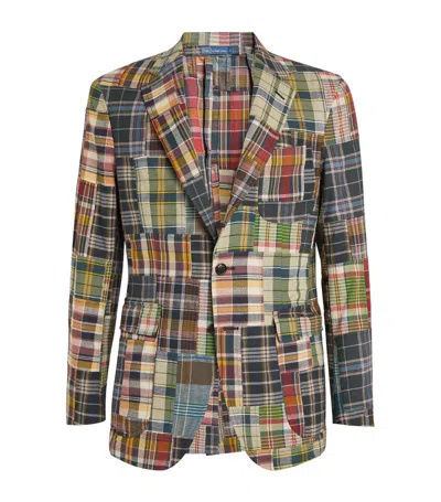 POLO RALPH LAUREN PATCHWORK BLAZER