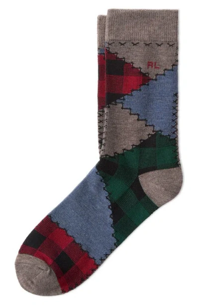 POLO RALPH LAUREN POLO RALPH LAUREN PATCHWORK CREWSOCKS