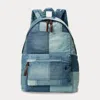 Polo Ralph Lauren Patchwork Denim Backpack In Blue