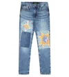 Polo Ralph Lauren Patchwork Jeans In Molera Wash