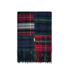 Polo Ralph Lauren Patchwork Scarf In Black