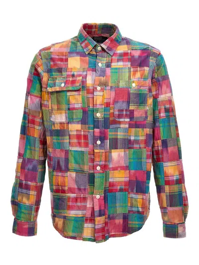 Polo Ralph Lauren Patchwork Shirt In Multicolor