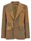 POLO RALPH LAUREN POLO RALPH LAUREN PATCHWORK SINGLE BREASTED BLAZER