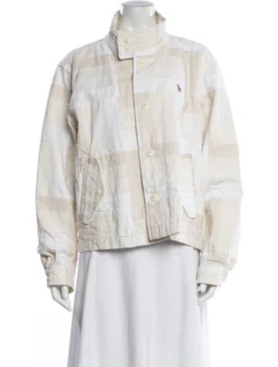 Pre-owned Polo Ralph Lauren Patterned Jacket In Neutral