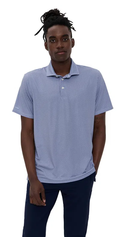 Polo Ralph Lauren Patterned Lightweight Airflow Polo 3d Diamond Garden Pink Multi