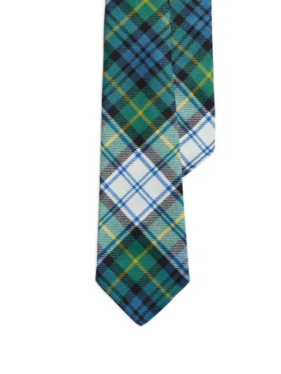Polo Ralph Lauren Patterned Tie In Green